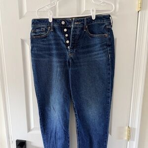 Old Navy Hi Rise OG Straight Women's Blue Jeans